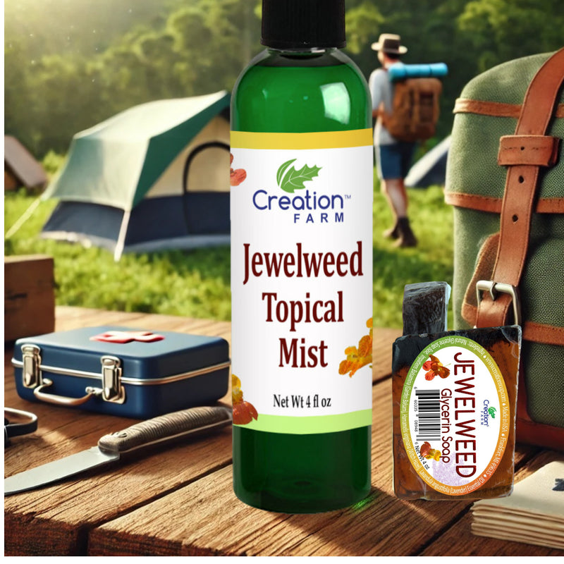 Jewelweed Topical Mist 4 oz- Soothes Poison Ivy & Poison Oak,