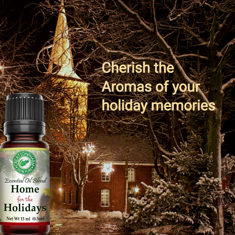 Home For The Holidays Aroma Blend 100% Pure Aroma Blend by Creation Farm 15 ml.