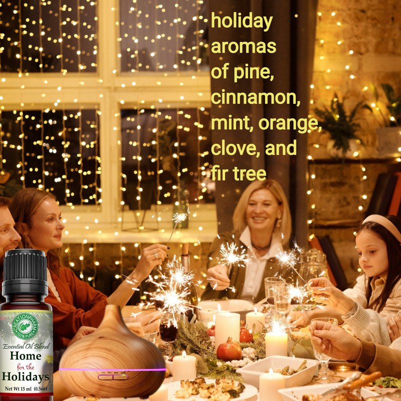 Home For The Holidays Aroma Blend 100% Pure Aroma Blend by Creation Farm 15 ml.