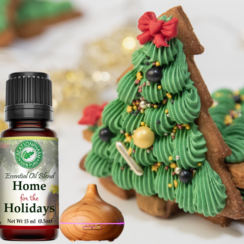 Home For The Holidays Aroma Blend 100% Pure Aroma Blend by Creation Farm 15 ml.