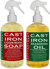 Cast Iron Soap for Cleaning Cast Iron Cookware by Foodieville.