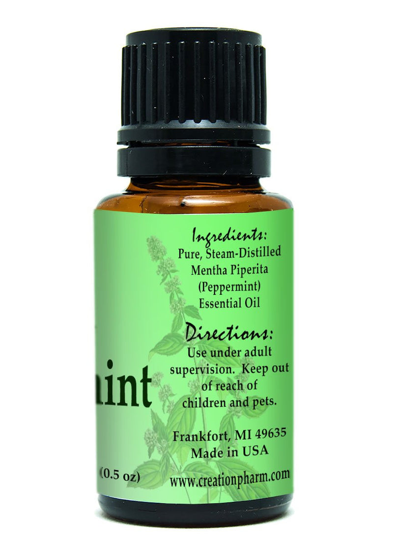 Peppermint Essential Oil 100% Pure Creation Pharm - Aceite esencial de menta - Creation Pharm