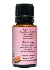 Pink Grapefruit Essential Oil 100% Pure Creation Pharm -   Aceite esencial de pomelo rosado - Creation Pharm