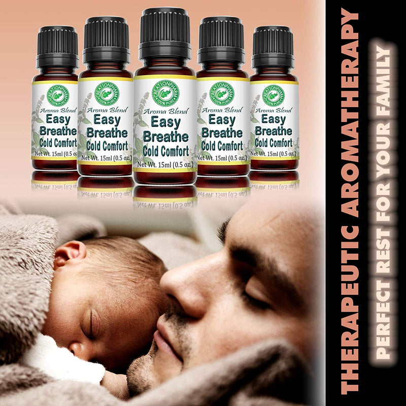 Easy Breathe Aroma Blend Supports Respiratory System * Sinus Relief * 15 ml (0.5 oz).