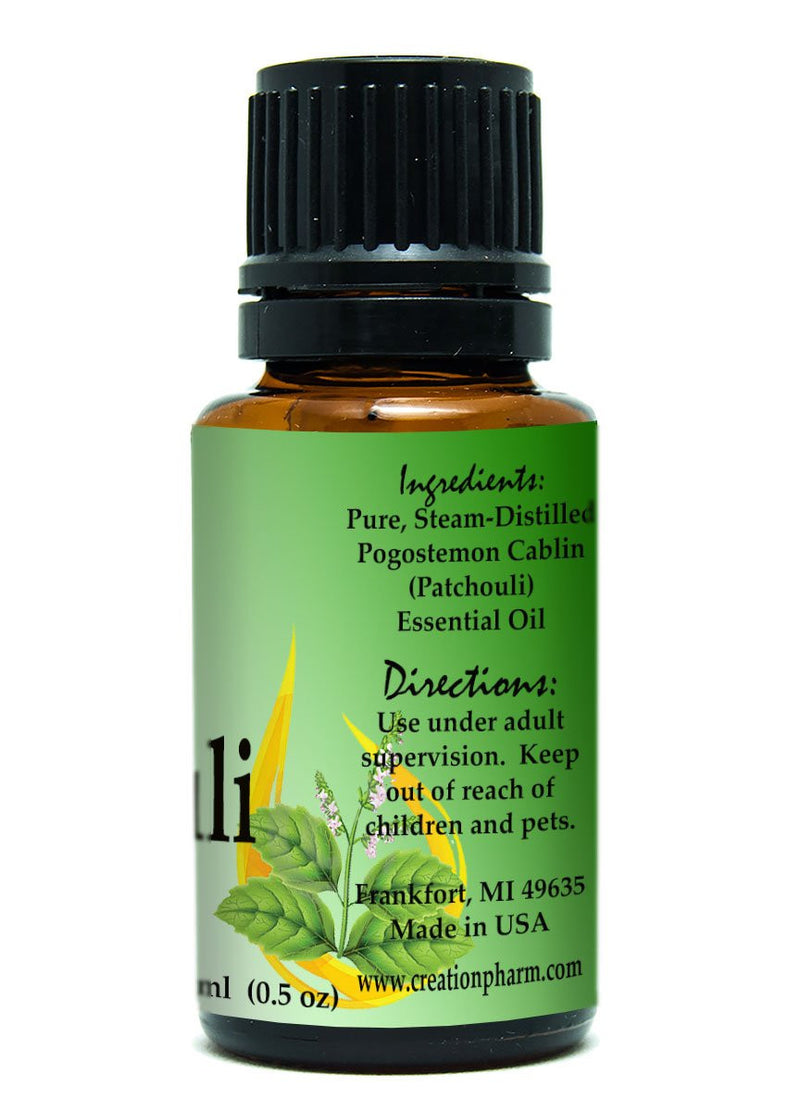 Patchouli Essential Oil 100% Pure Creation Pharm -  Aceite esencial de pachuli - Creation Pharm