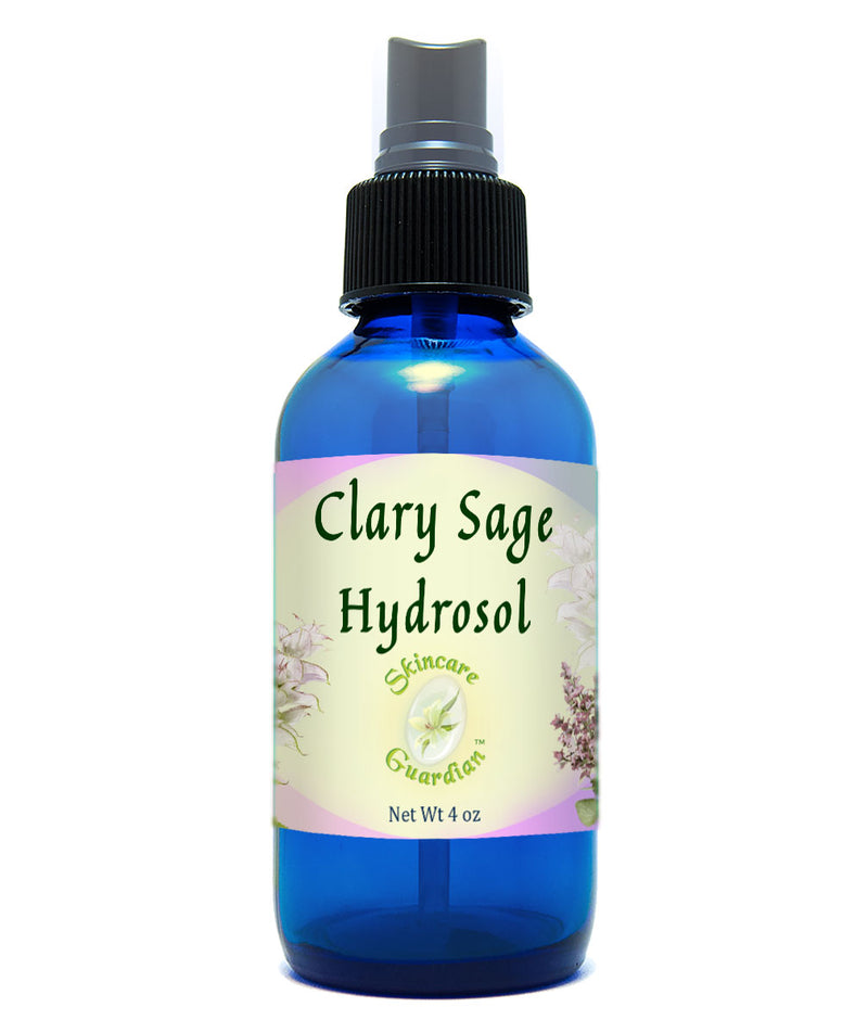 Clary Sage Hydrosol - Claire Sage Hidrosol - Refreshing Aromatherapy Pure Facial Toner 4 oz Mister - Creation Pharm