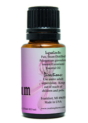 Geranium Essential Oil - 100% Pure - Creation Pharm - Aceite esencial de geranio - Creation Pharm