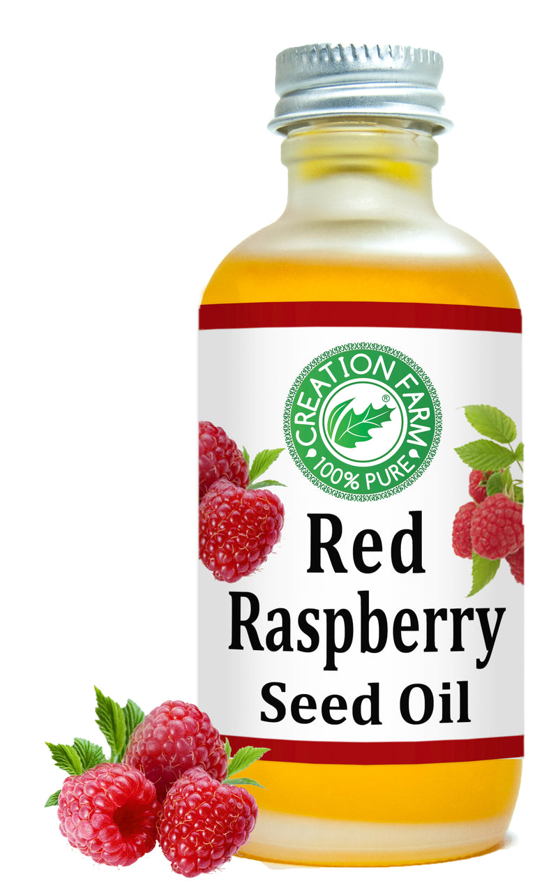 Red Raspberry Oil Virgin Cold Pressed 2 Oz de Aceite en Fro Virgen Aceite de Frambuesa Rojo - Creation Pharm