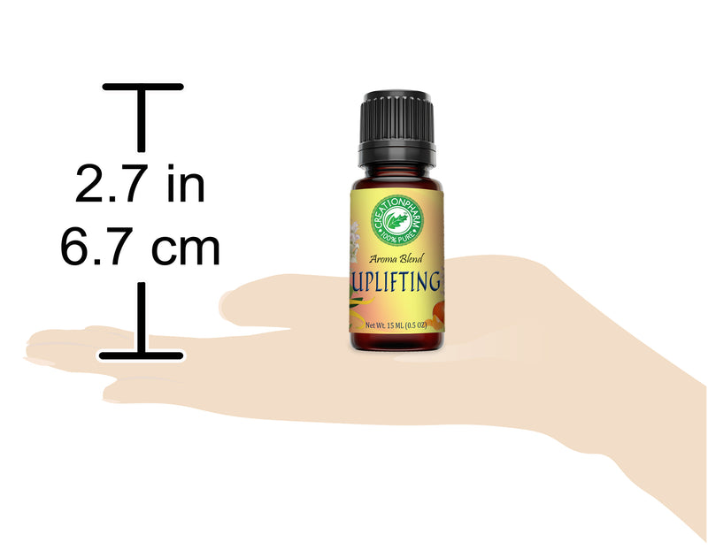 Uplifting Aromatherapy Essential Oil Blend 15 ml Creation Pharm 100% Pure - Creation Pharm