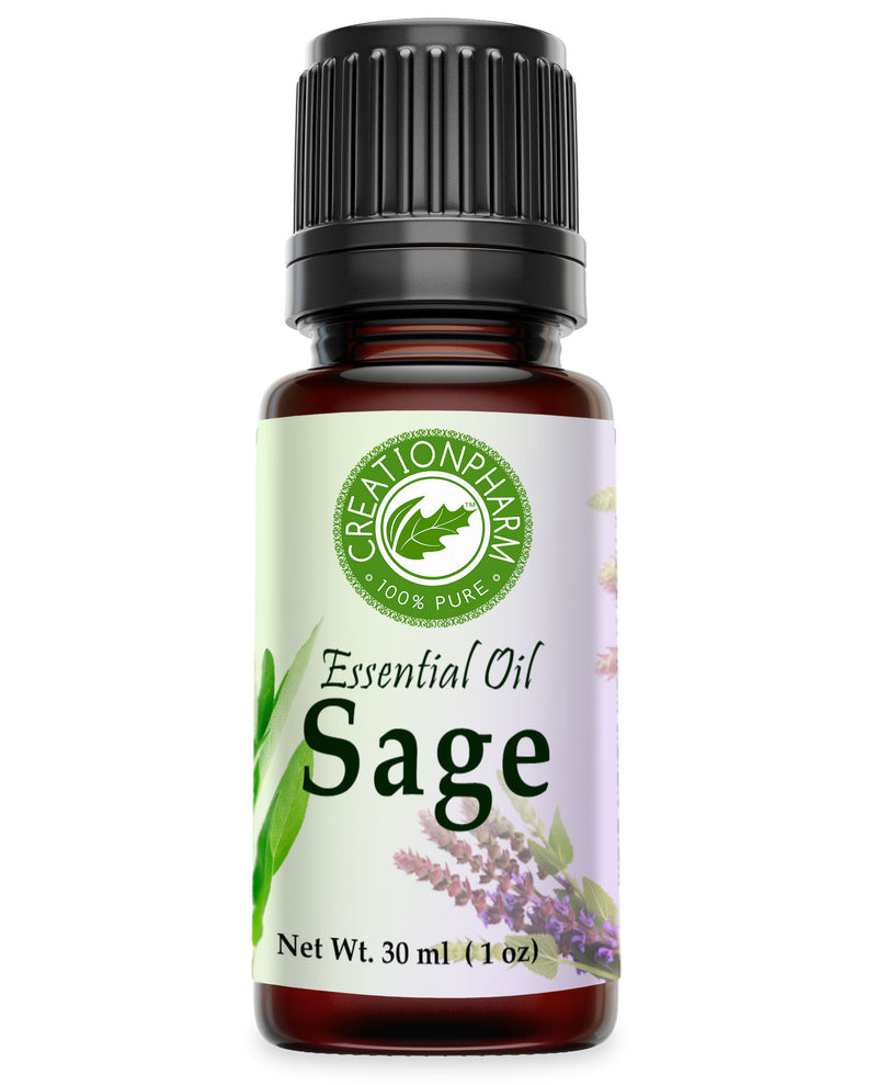 Sage Essential Oil 100% Pure - Creation Pharm