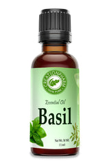 Basil Essential Oil 100% Pure- Albahaca Aceite Esencial - Aceite de Albahaca - Creation Pharm