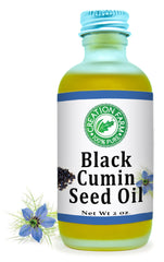 Black Cumin Seed Oil 2 Oz 100 % Pure, Cold Pressed, Unrefined, Virgin Black Cumin Seed Oil - Creation Pharm