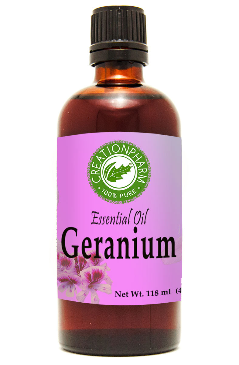 Geranium Essential Oil - 100% Pure - Creation Pharm - Aceite esencial de geranio - Creation Pharm