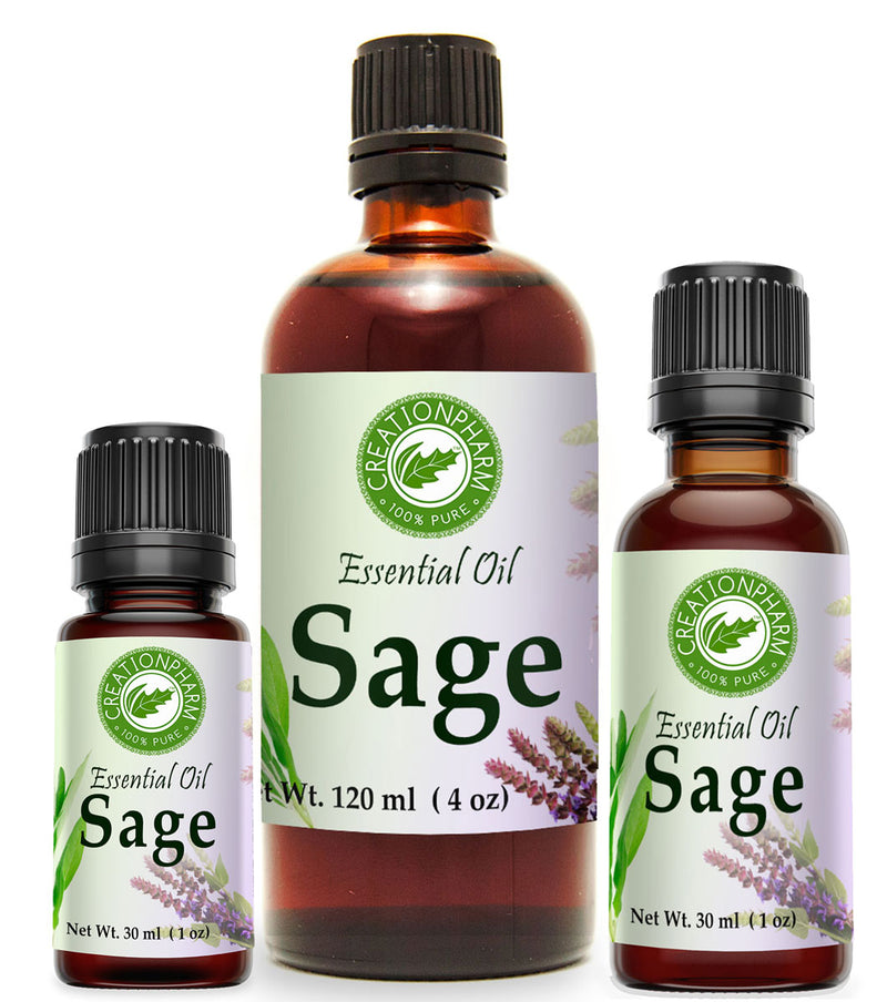 Sage Essential Oil 100% Pure - Creation Pharm